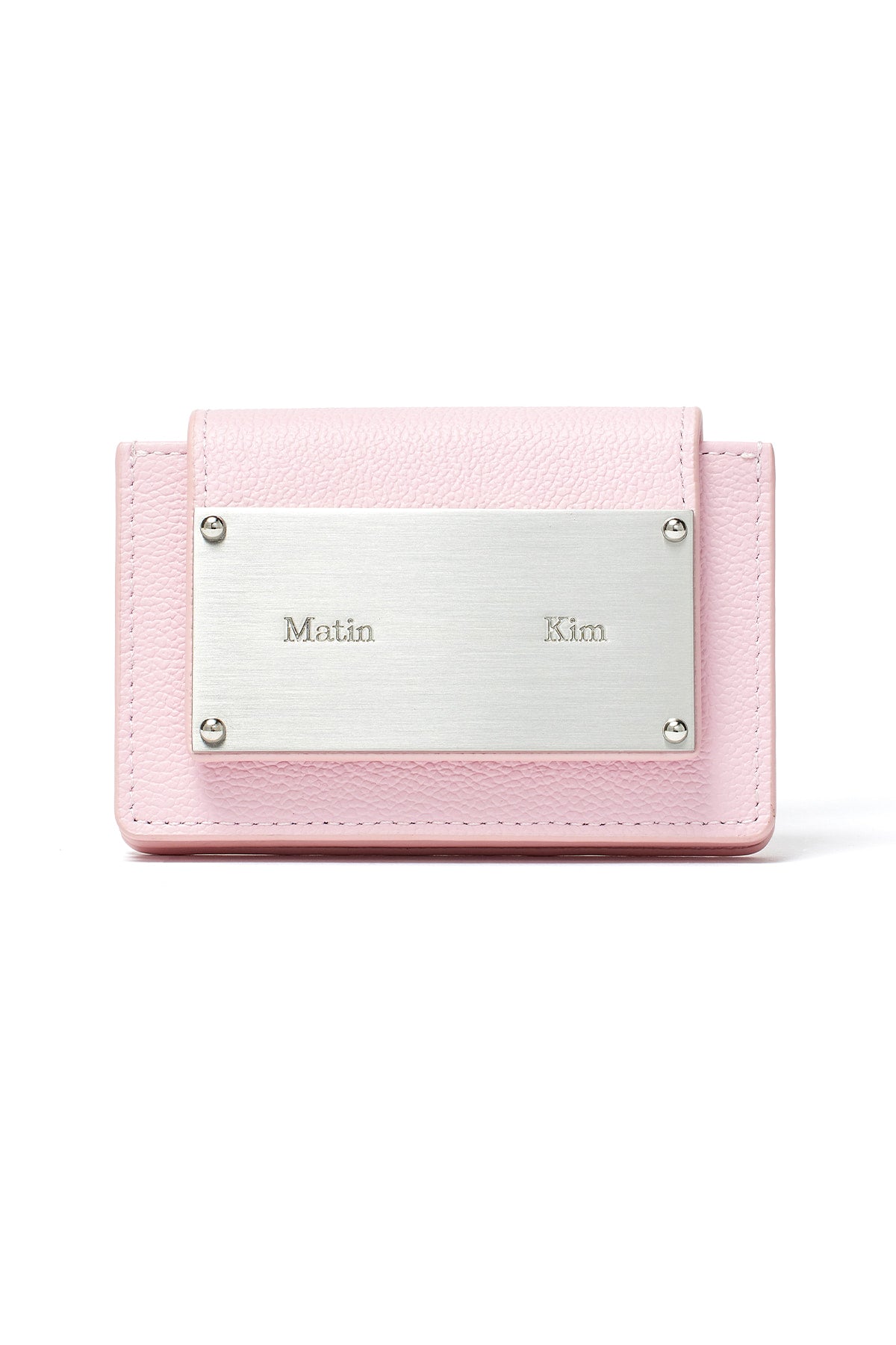 MATIN KIM - ACCORDION WALLET IN LIGHT PINK