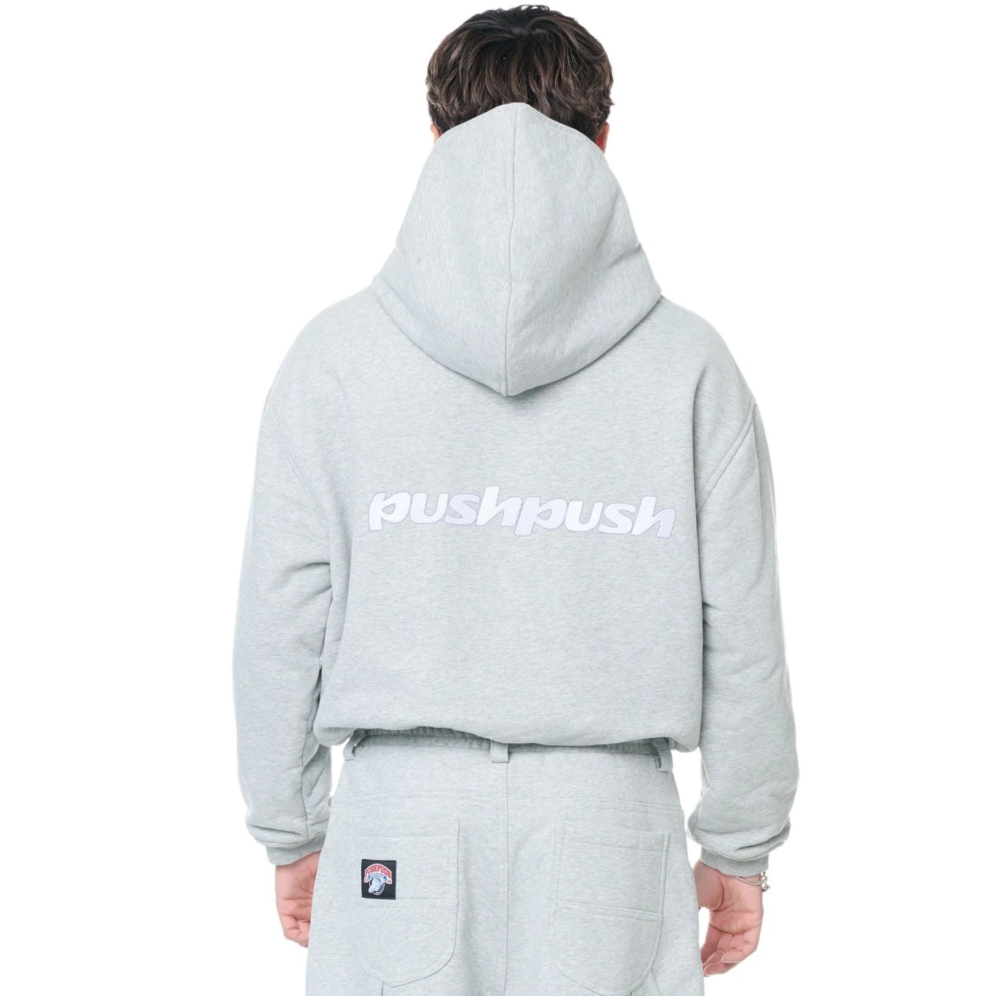 PUSH PUSH - PP FLIPSIDE ZIP HOODIE / Gray Amber Gingham