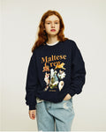 WAIKEI -  Maltese crew sweatshirts NAVY