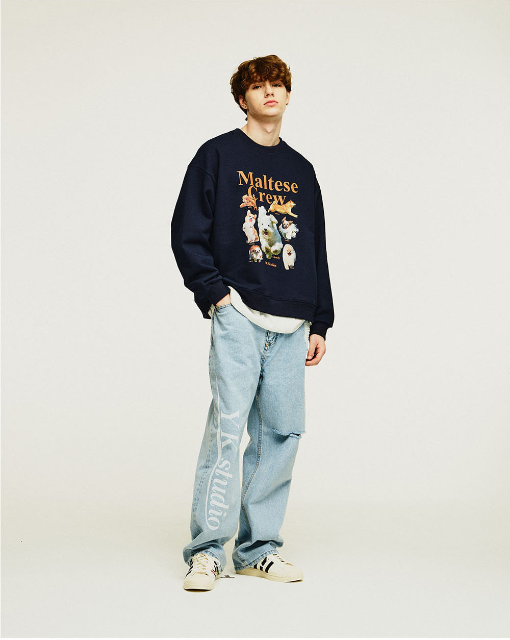 WAIKEI -  Maltese crew sweatshirts NAVY