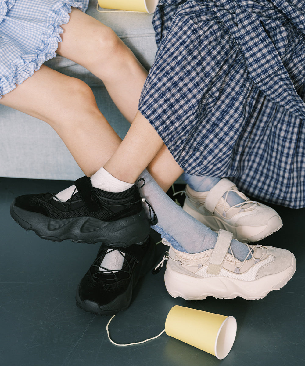 BRYN VELCRO SNEAKERS(MESH): Comfortable & Stylish Sneakers