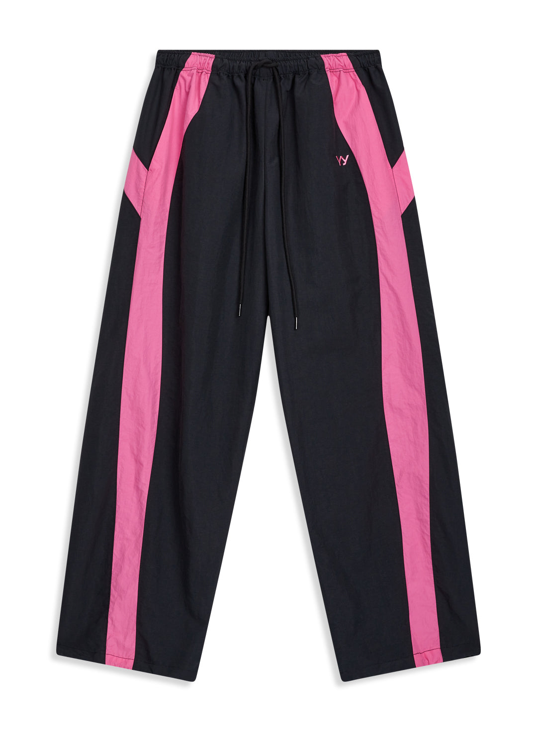 OPEN YY -  YY COLOR BLOCK PANTS, BLACK