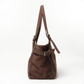 SAMO ONDOH - Zipper Shopper Bag M Suede Brown