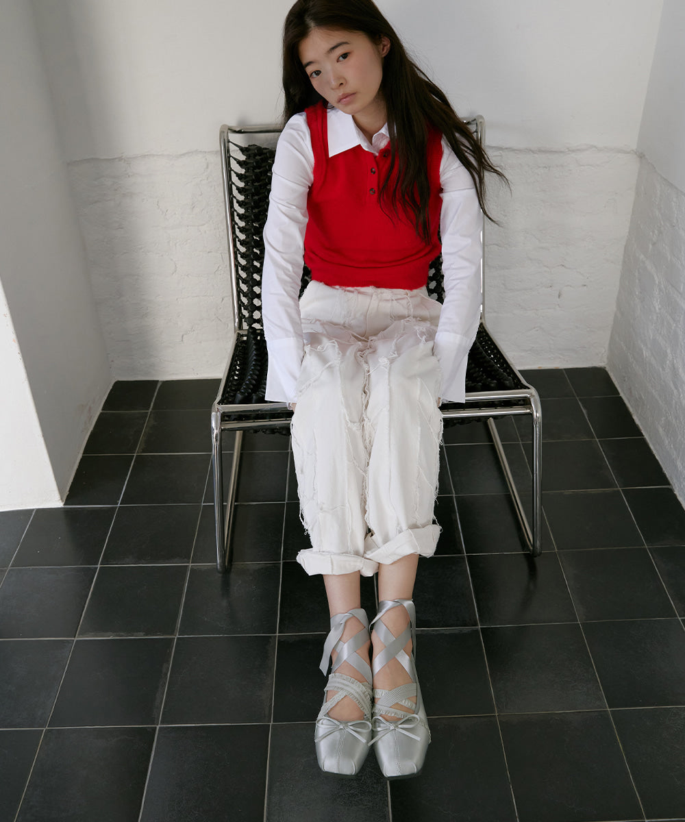 ROCKFISH WEATHERWEAR - BANDING BALLET FLATS / GREY