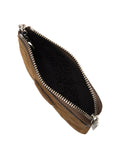 MARGESHERWOOD - HEART ZIPPER WALLET_chestnut nubuck