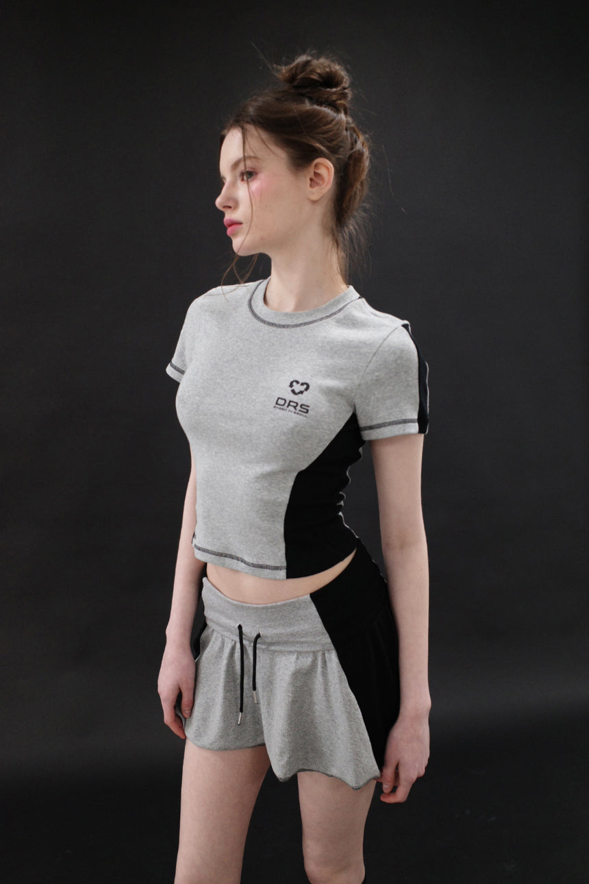 DRYROSE -  STITCH FLARE SK (GRAY)