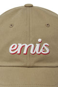 LAYERED LOGO BALL CAP-BEIGE