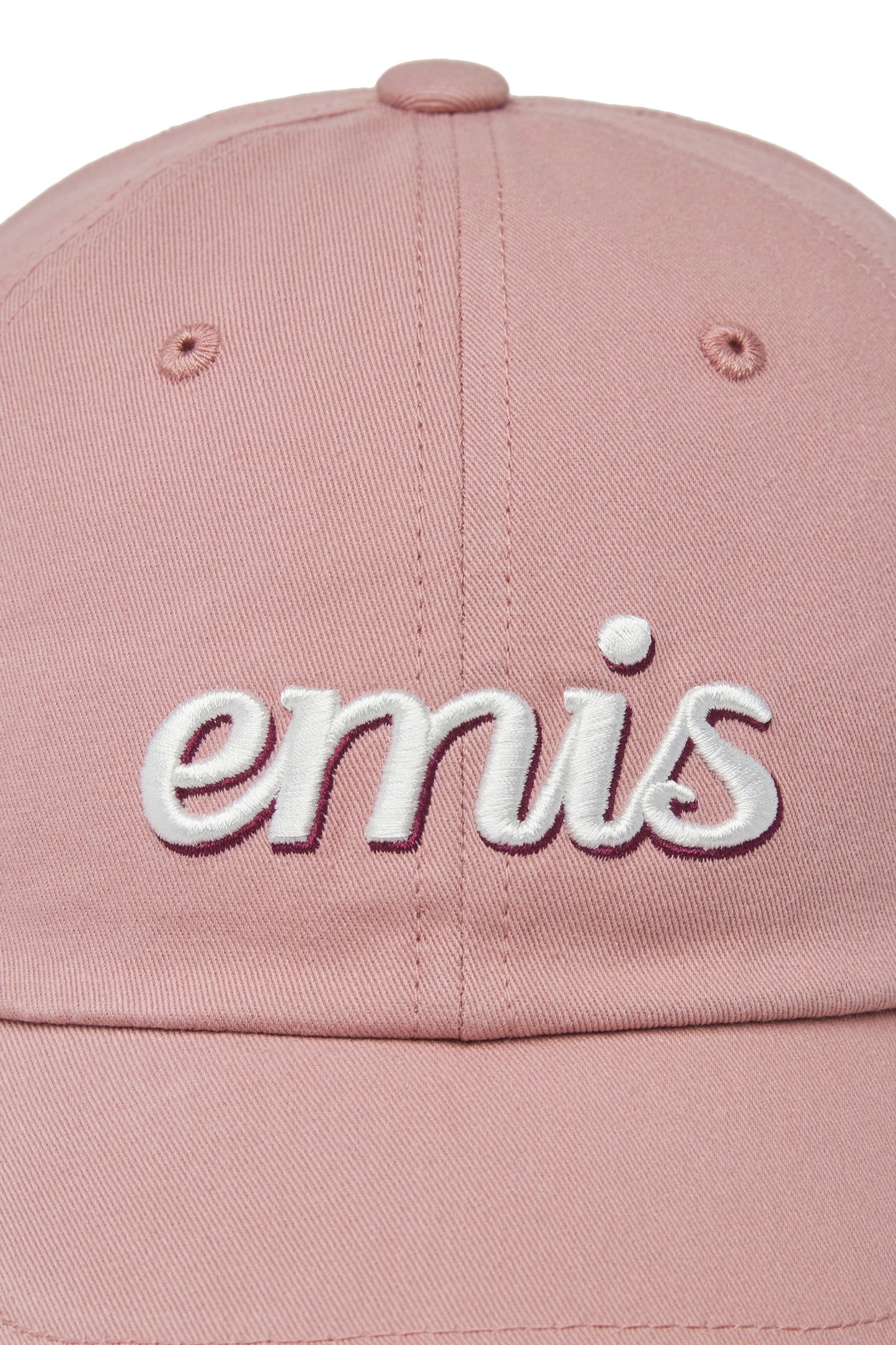 LAYERED LOGO BALL CAP-INDY PINK