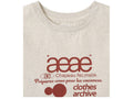 AEAE -  WEB LOGO CROP T-SHIRTS [OATMEAL]