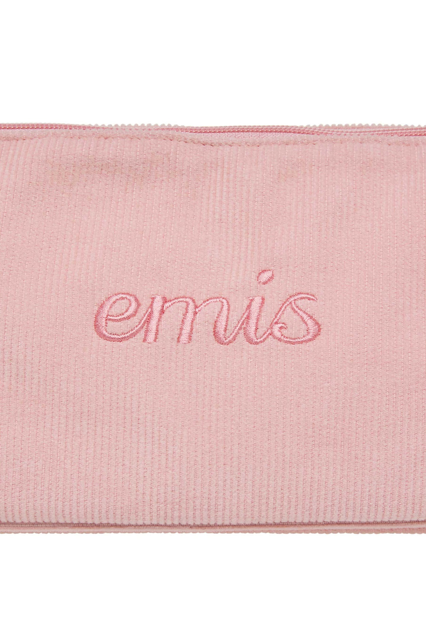 CORDUROY DAILY LONG HOBO BAG-PINK