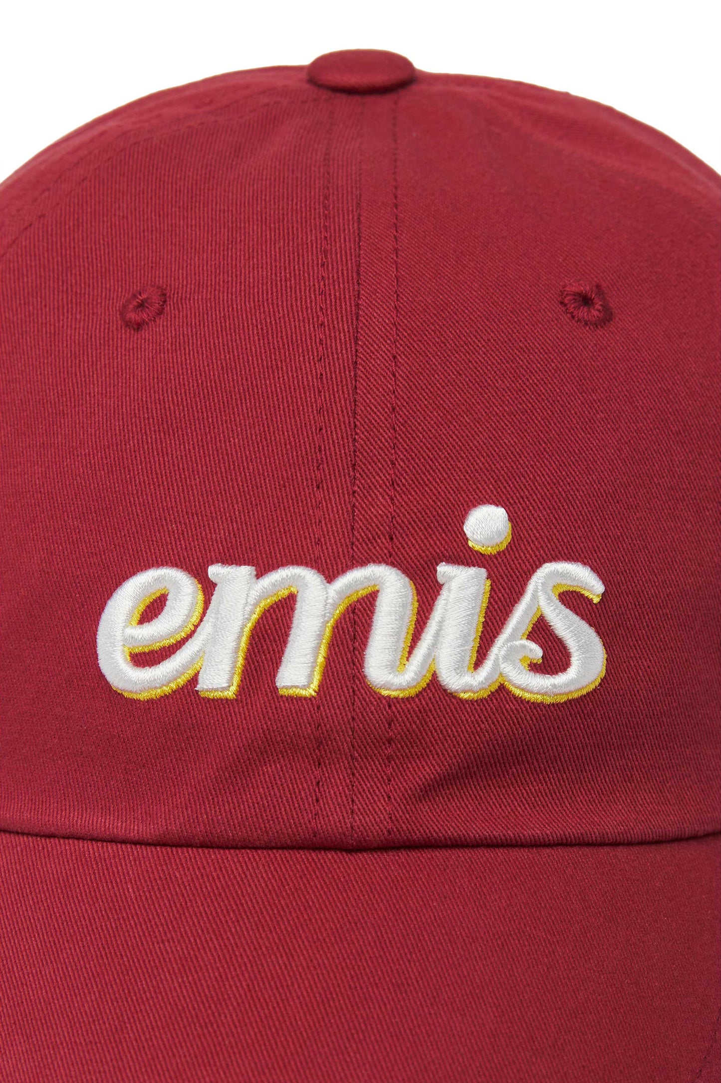 LAYERED LOGO BALL CAP-RED