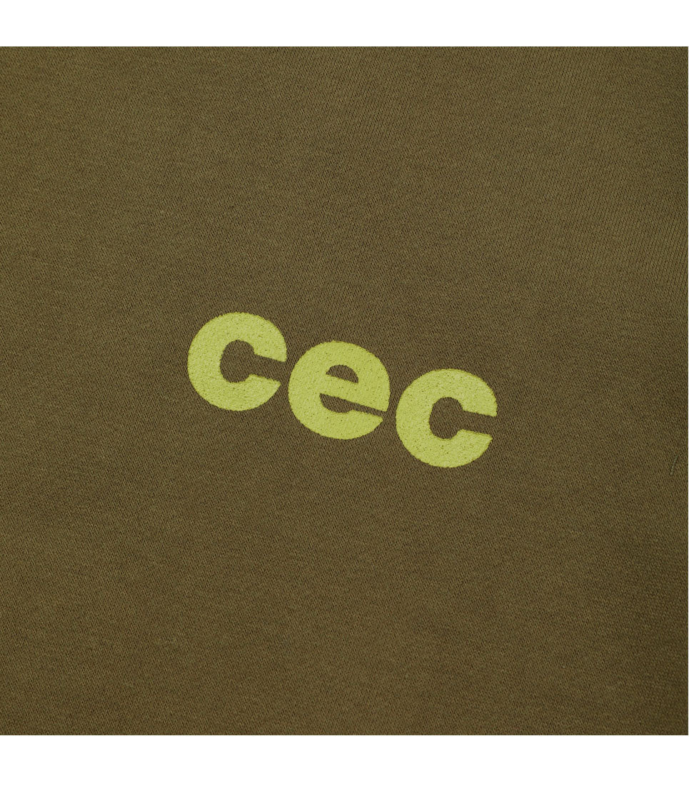 CHANCE CHANCE -  CEC ZIP-UP HOODIE KHAKI