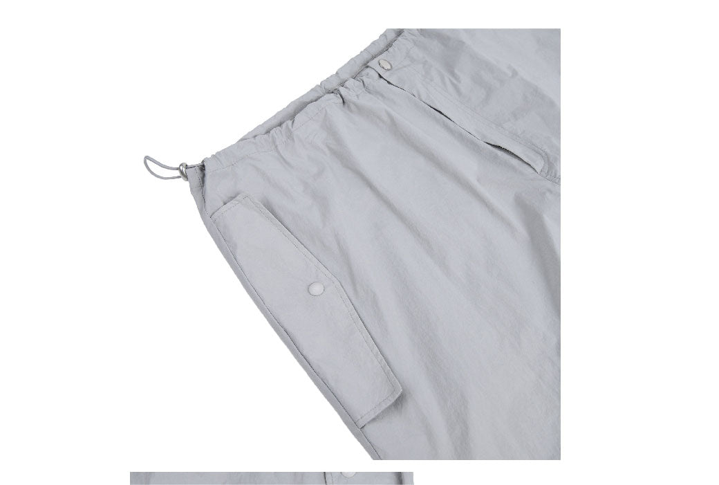 AEAE -  SYMBOL LOGO NYLON PANTS - [GREY]