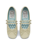 ROCKFISH WEATHERWEAR - SQUARE TOE TWO STRAP MARYJANES(ENAMEL) BUTTER