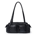 SAMO ONDOH - pocket utility bag M nappa black (DISPATCH IN 48HRS)