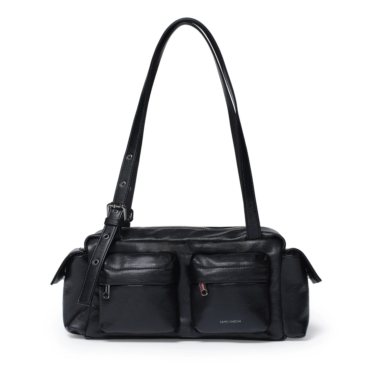 SAMO ONDOH - pocket utility bag M nappa black (DISPATCH IN 48HRS)