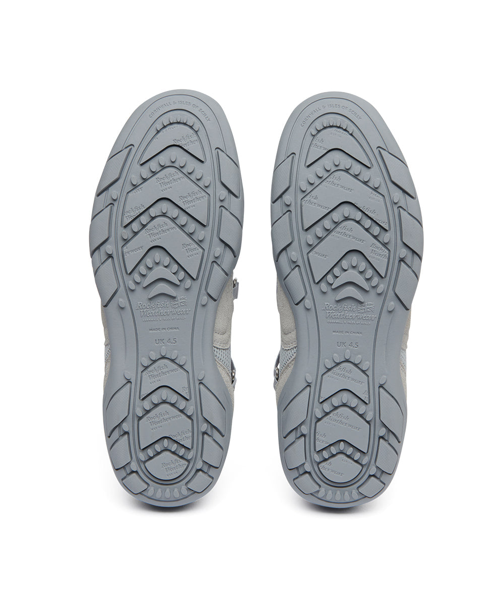 ROCKFISH WEATHERWEAR - ZANE X-STRAP SNEAKERS V2 / LIGHT GREY