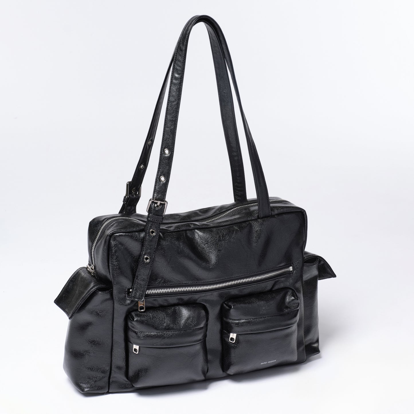 SAMO ONDOH - pocket utility bag L Goat Black