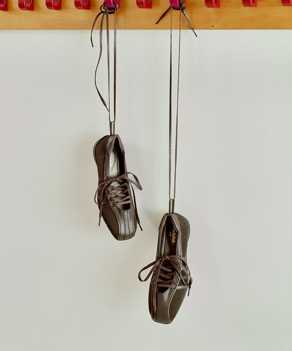 ROCKFISH WEATHERWEAR 25FW /  BLISS LACEUP SNEAKERS - CHOCO