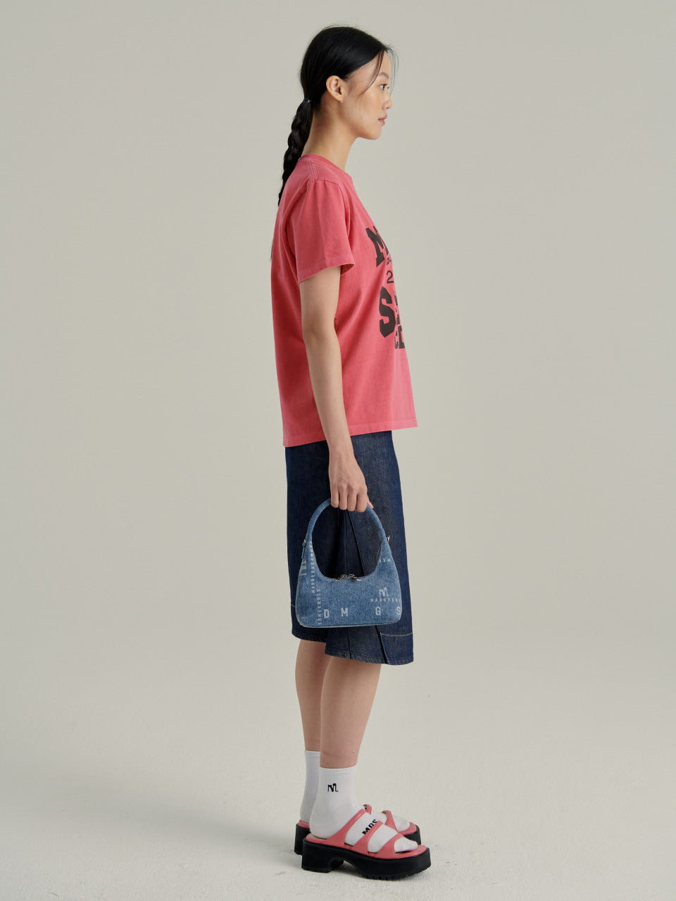 MARGESHERWOOD - HOBO MINI+STRAP_denim