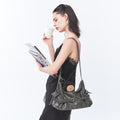 SAMO ONDOH - belt mondo bag M veg gray (DISPATCH IN 48HRS)