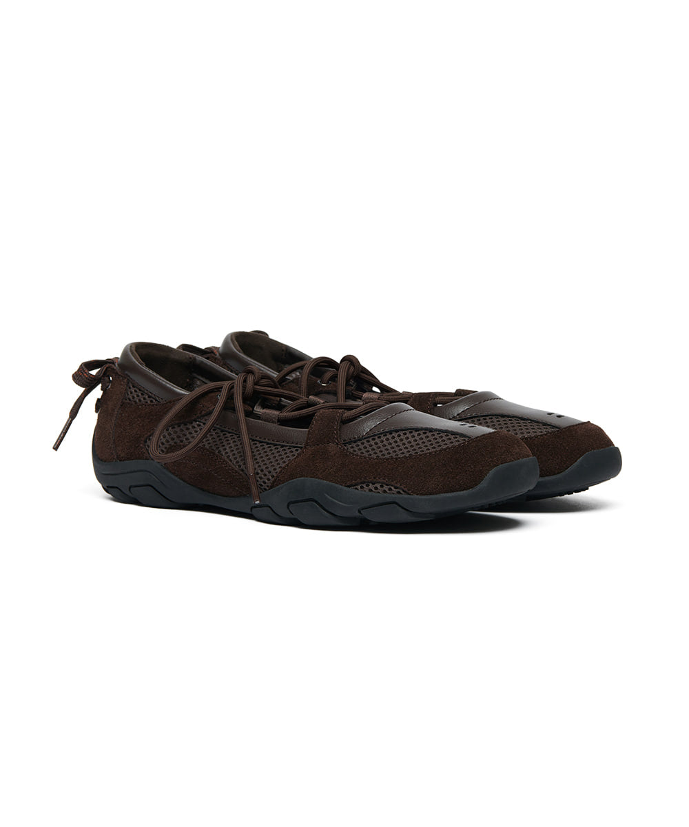 ROCKFISH WEATHERWEAR - NICOLE WEAVING LACEUP SNEAKERS V2 / CHOCO