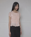 FLAREUP - Saya Frill Puff Blouse / Powder Pink