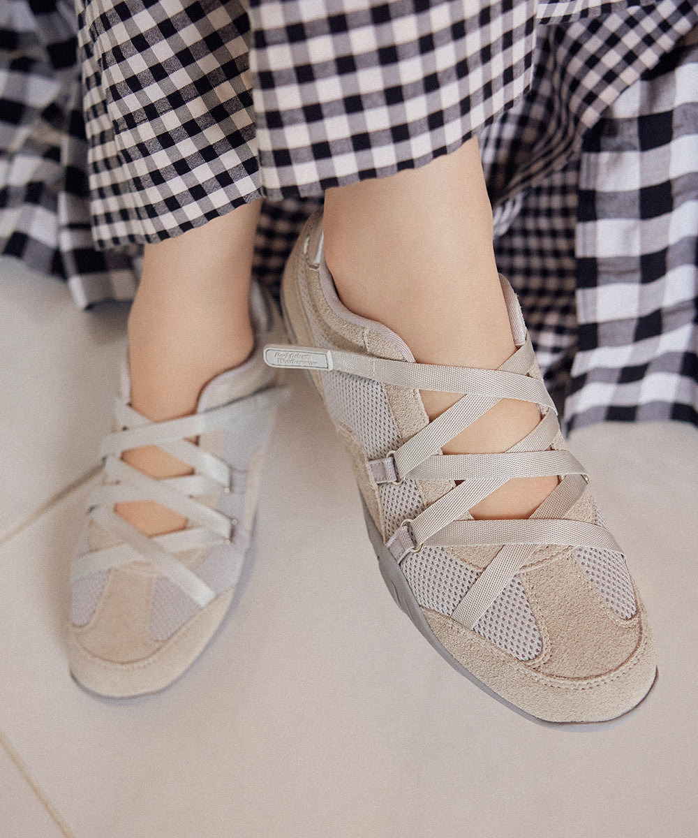 ROCKFISH WEATHERWEAR - ZANE X-STRAP SNEAKERS V2 / LIGHT GREY