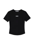 CRANK -  CREW NECK BASIC TOP_BLACK