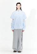 OPEN YY -  YY WIDE SWEATPANTS, GRAY