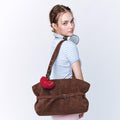 SAMO ONDOH - le belt bag L suede brown