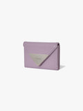 FENNEC - CRINKLE TRIANGLE ACCORDION POCKET D - MAUVE