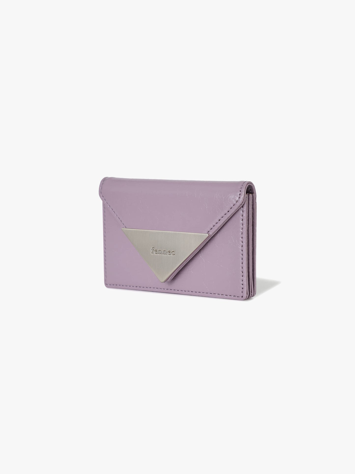 FENNEC - CRINKLE TRIANGLE ACCORDION POCKET D - MAUVE