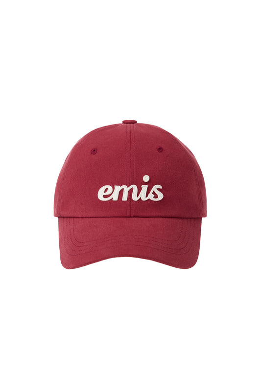 EMIS - APPLIQUE BALL CAP-RED Jisoo's pick (DISPATCH IN 48HRS)