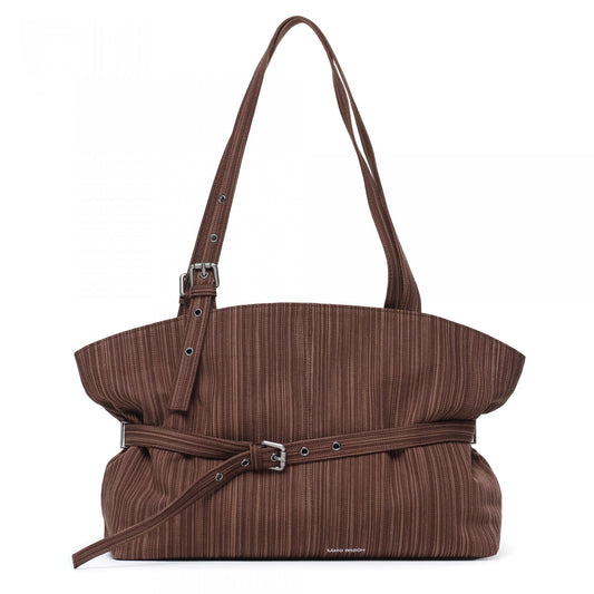 SAMO ONDOH - le belt bag L stripe brown