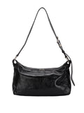 MARGESHERWOOD - OUTPOCKET HOBO_black glossy plain