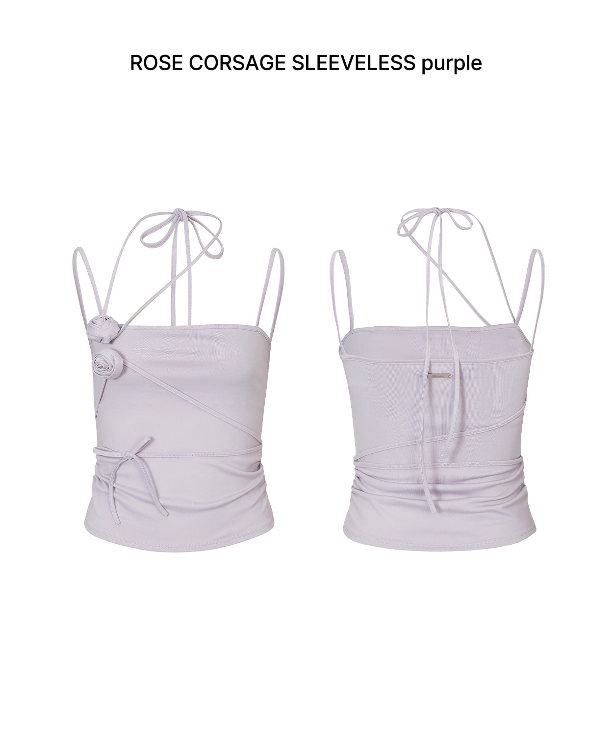 PAIN OR PLEASURE -  ROSE CORSAGE SLEEVELESS (3 colors)