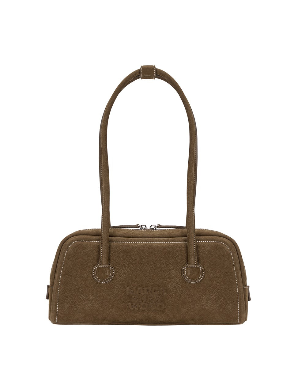 MARGESHERWOOD - SOFT BAGUETTE BAG_chestnut nubuck