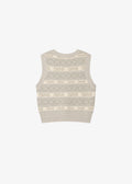 GROVE -  VINTER KNIT VEST [2COLOR]