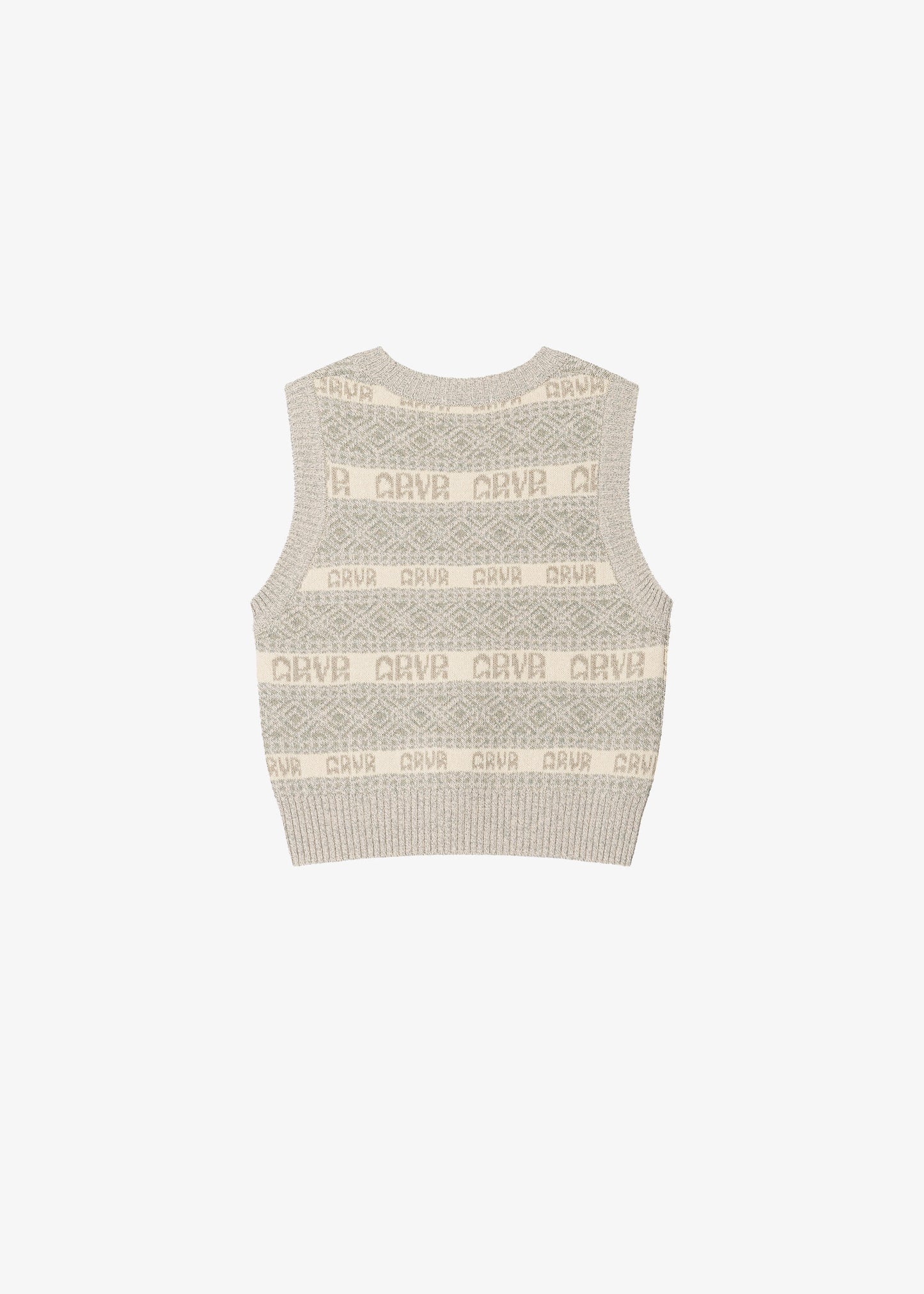 GROVE -  VINTER KNIT VEST [2COLOR]