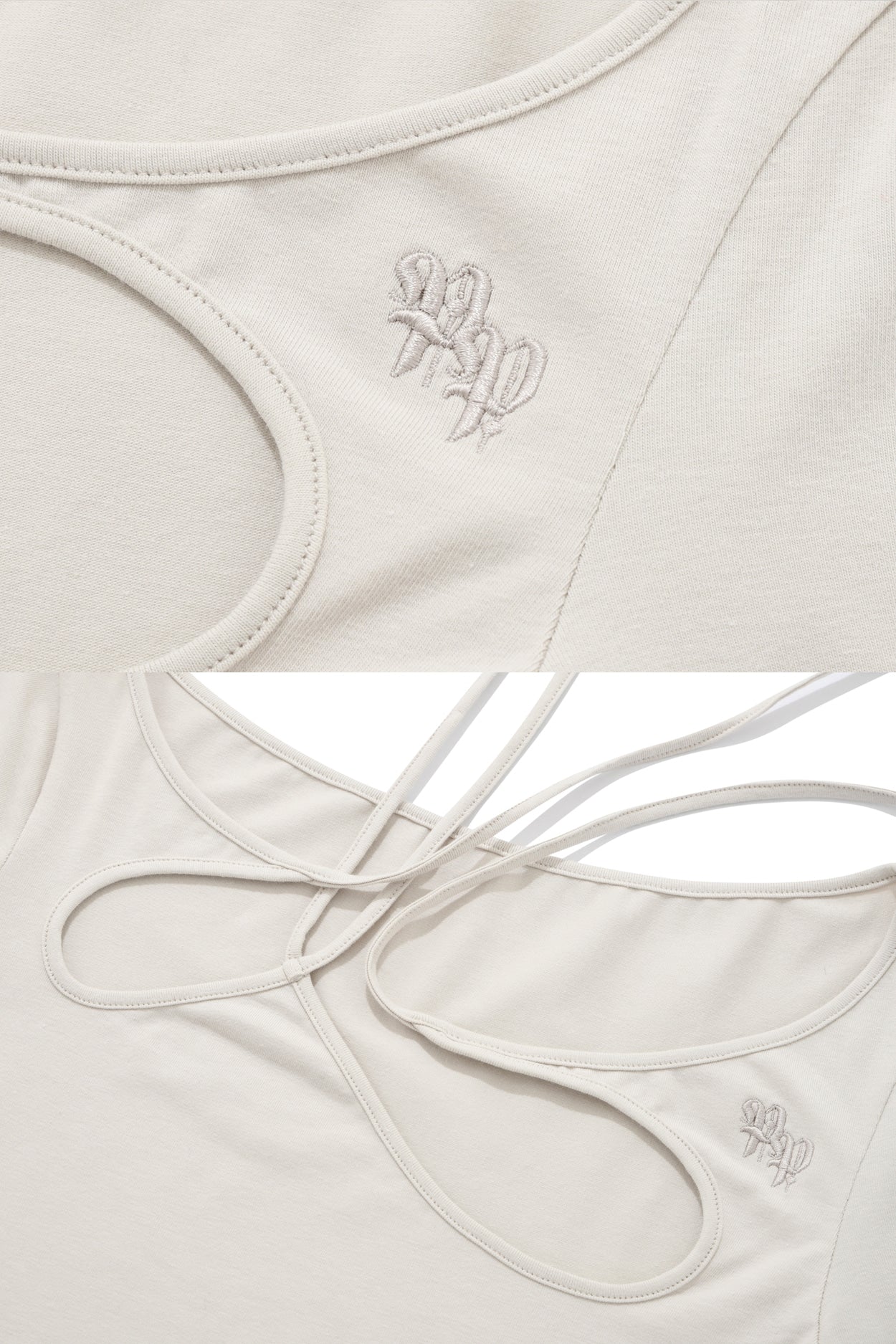 PAIN OR PLEASURE -  ORCHID TOP light grey