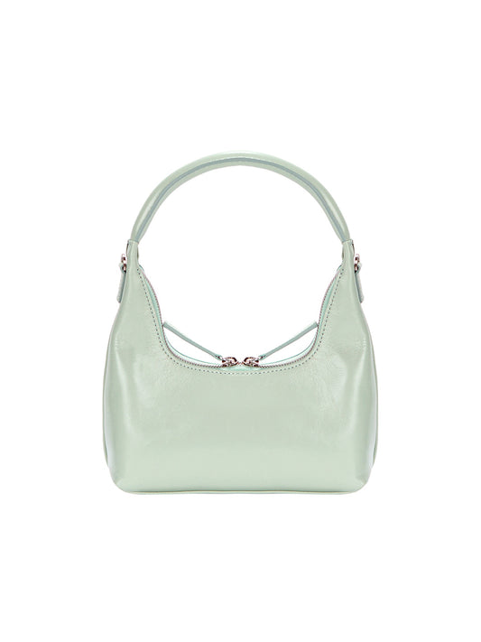 MARGESHERWOOD - HOBO MINI+STRAP_mint glossy plain