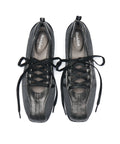 ROCKFISH WEATHERWEAR 25FW /  BLISS LACEUP SNEAKERS - DARK SILVER