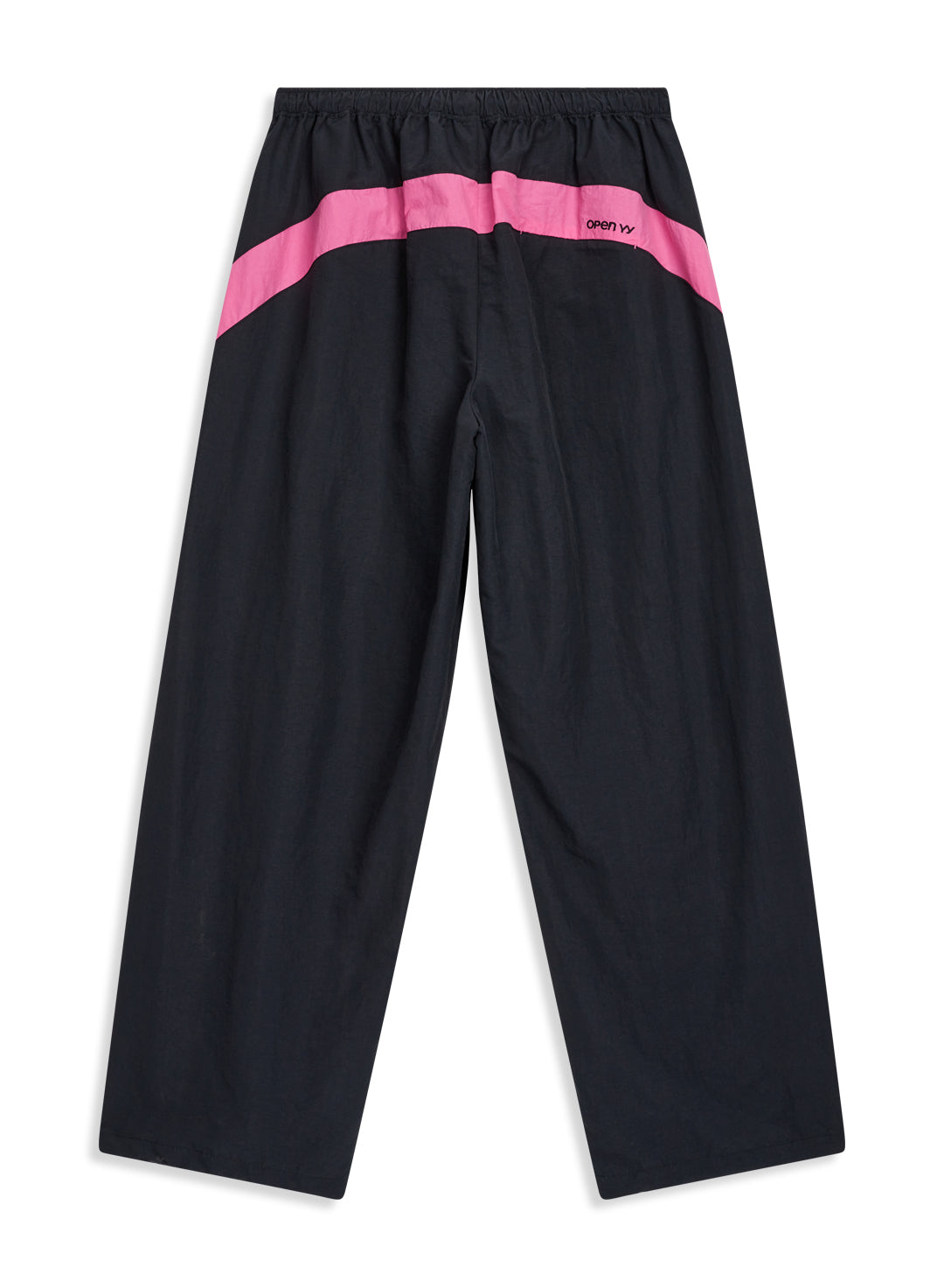 OPEN YY -  YY COLOR BLOCK PANTS, BLACK