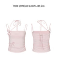 PAIN OR PLEASURE -  ROSE CORSAGE SLEEVELESS (3 colors)