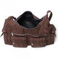 SAMO ONDOH - pocket mug bag L stripe brown