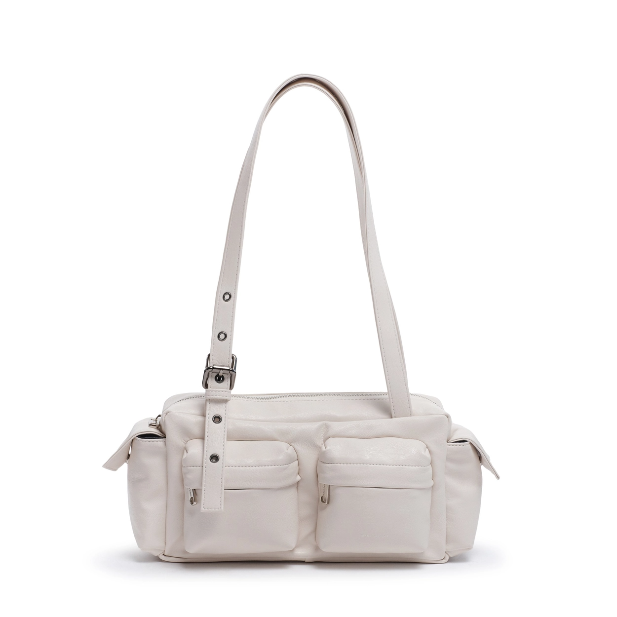 SAMO ONDOH - pocket utility bag M nappa ivory