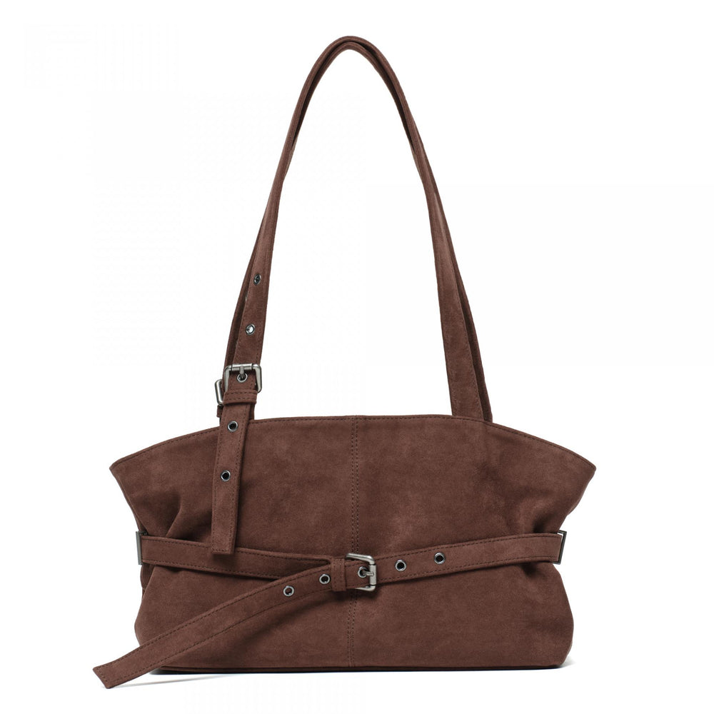 SAMO ONDOH - le belt bag M suede brown