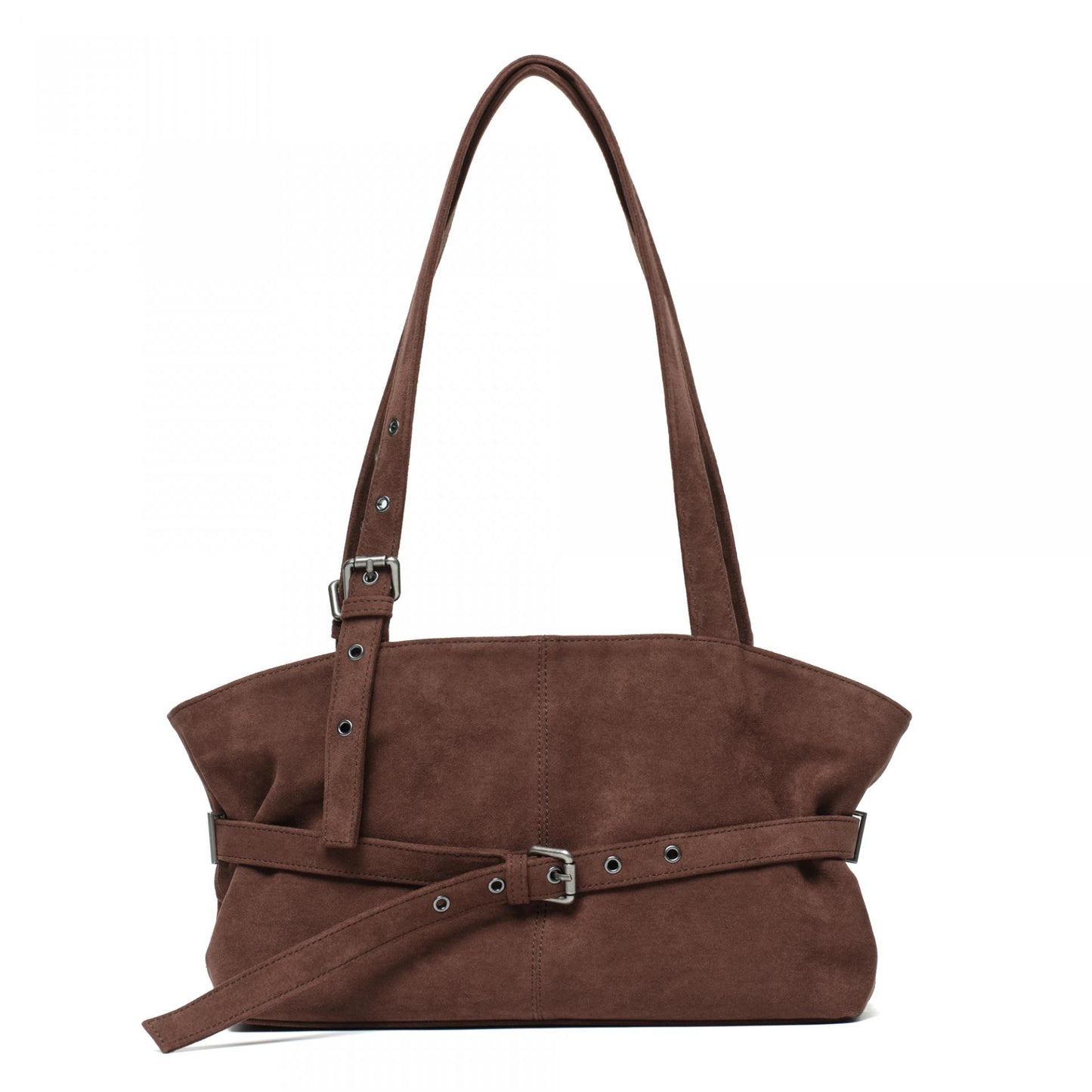 SAMO ONDOH - le belt bag M suede brown