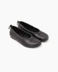 Paes - Leather String Flat / Vintage Black